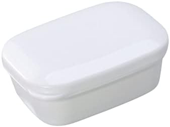 Portable Soap Dish with Drainage Leak Proof White