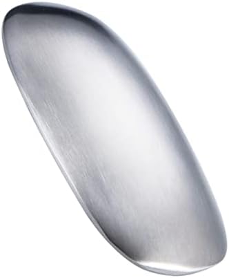 KONTONTY Hand Remover Stainless Steel Soap Bar for Garlic Onions Fish