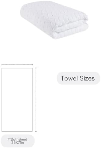 BAGNO MILANO Turkish Bath Towel Set - Charcoal Quick Dry Plush Towels