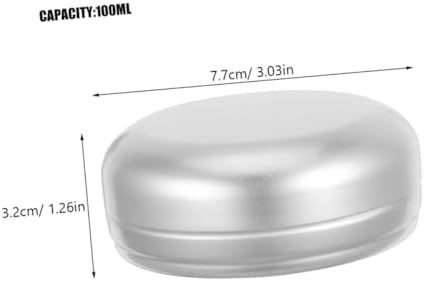 Zerodeko Round Soap Case Aluminum Soap Holder