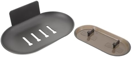 BESTYASH Wall Mount Soap Dish Holder Aluminum Self-Draining