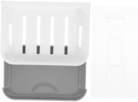Zerodeko 1 Set Slotted Soap Holder No Drilling Bathroom Organizer 1