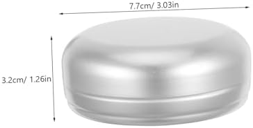 2pcs Travel Soap Dish Holder Leakproof Soap Case with Lid