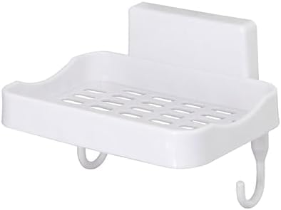 MAGICLULU Wall Mount Soap Dish Holder Suction Cup No Drilling