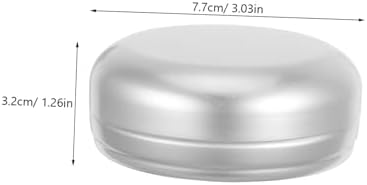 Round Travel Soap Case with Leak-Proof Lid