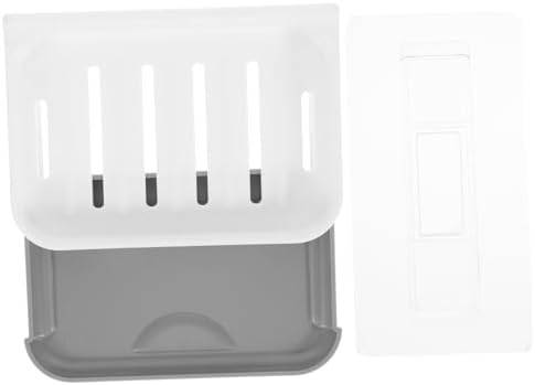 LIFKOME Diatomite Soap Dish Wall-Mounted Sturdy Holder