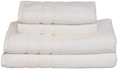 Mosobam 4pc Luxury Turkish Towel Set - Bamboo Viscose Combed Cotton