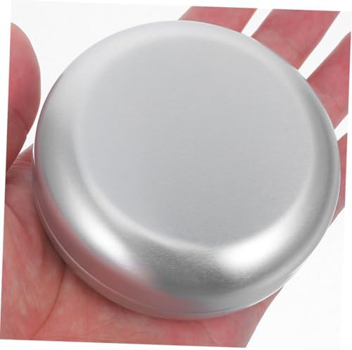 ABOOFAN Travel Round Aluminum Soap Holder Leakproof