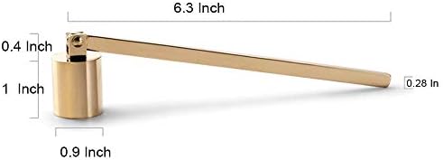 GAKA Candle Snuffer Black with Rotating Bell