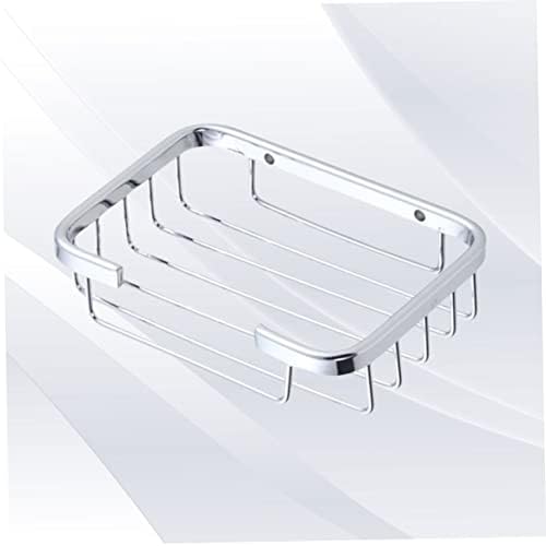 Hoement Wall Mount Soap Holder Modern Aluminum Design