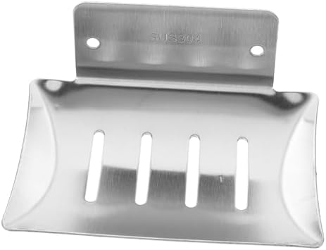 COSMEVIVI Punch Design Soap Dish Holder No Drilling