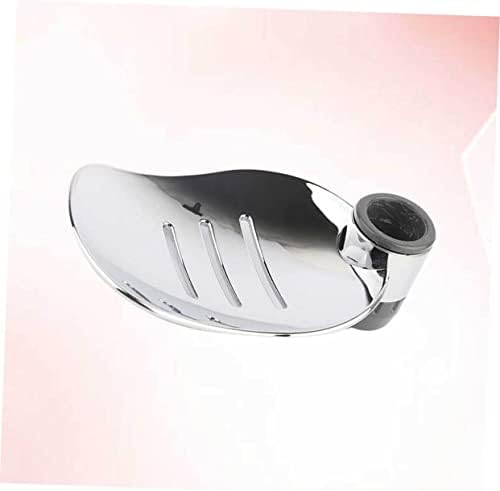 WOONEKY Bar Soap Dish Wall Mount Drain Strip Holder