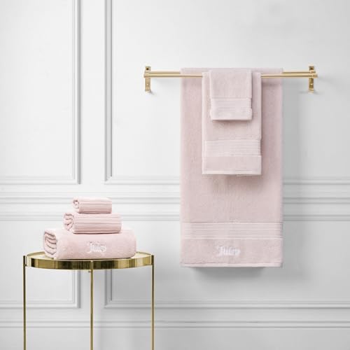 Juicy Couture Alyssa 6 Piece Bath Towel Set - Pink