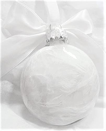 Baby Boy Memorial Ornament with Angel Charm