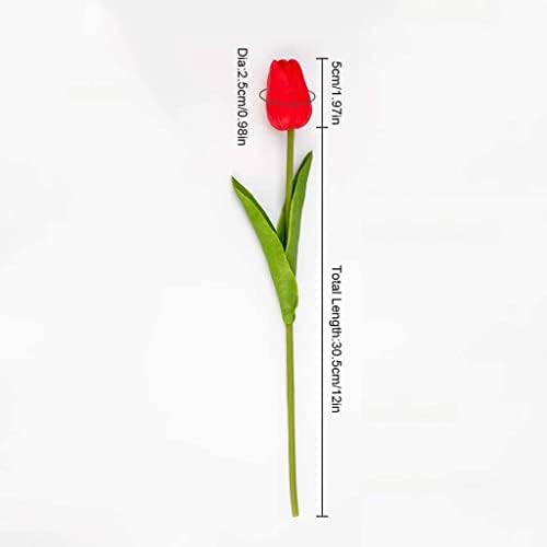 Gerrit Artificial Flowers in Tulip Vase - 10 Heads