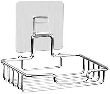 Admeya Adhesive Soap Dish with Powerful Wall Mount