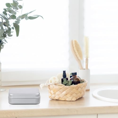 Tyqour Aluminium Travel Soap Container with Lid