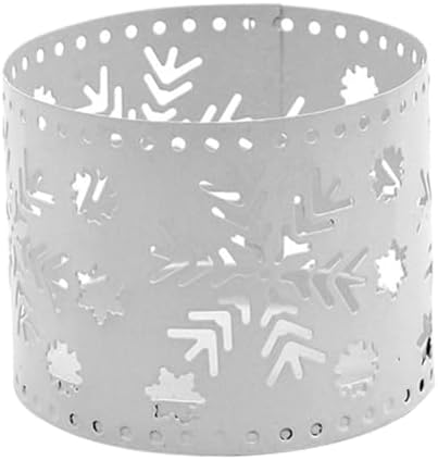 Iron Christmas Candleholder Snowflake Home Decor