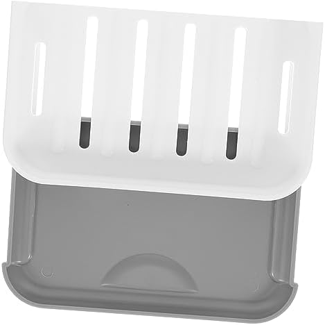 UTHCLO 1Set Absorbent Soap Dish Wall-Mounted Bathroom Organizer