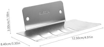 WESIEVYA Wall Mount Soap Dish with Drain and Suction Cup