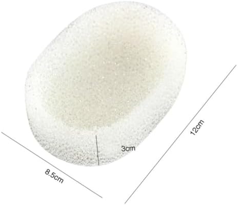 Healifty 4Pcs Draining Sponge Soap Dishes
