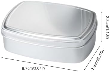 Annewi Soap Dish 150ml Bar Soap Container with Lid