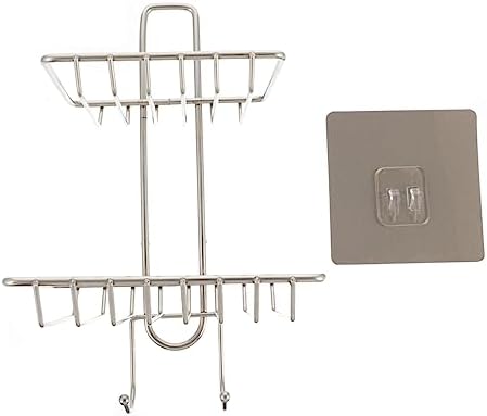 LIFKOME Double-Deck Wall Mount Soap Holder 1