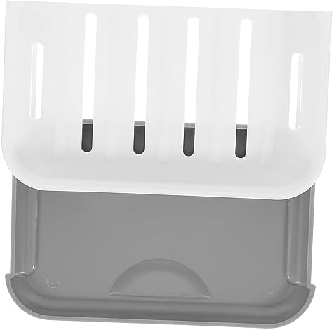 LIFKICH 1Set Absorbent Soap Dish Wall-Mounted Holder