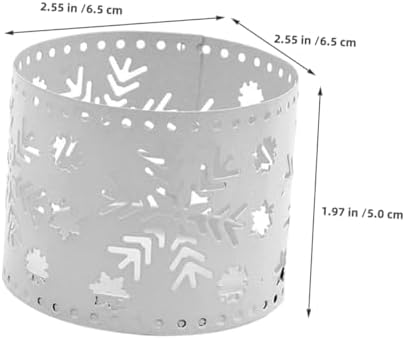Iron Christmas Candleholder Snowflake Home Decor