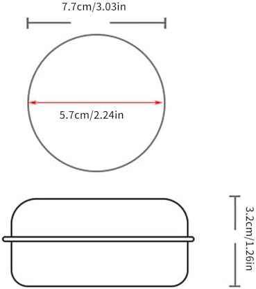 2Pcs Portable Aluminium Soap Box with Drip Tray 1