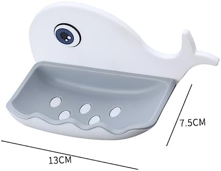 IMIKEYA Whale Shape Soap Holder Wall Mount