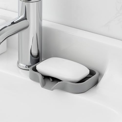 ZMYING Portable Silicone Soap Tray for Bathroom and Travel