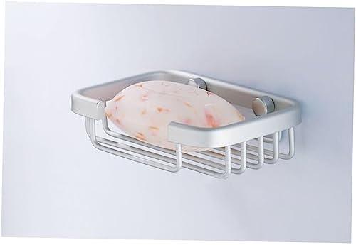 PRETYZOOM Wall Mount Soap Holder with Hollow Carving and Brushed Texture