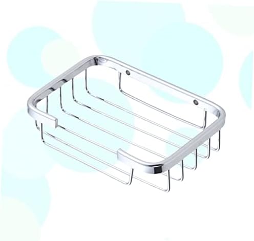 Brushed Aluminum Soap Rack with Sponge Holder and Storage Baskets