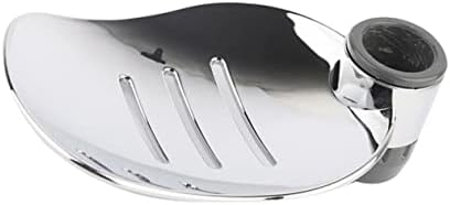 PRETYZOOM 2PCS Abs Soap Dish Rack Silver Drain Strip 25mm