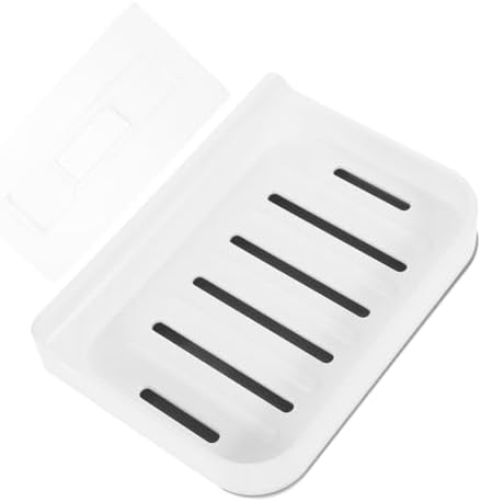 LIFKOME Wall Mount Soap Holder Diatomite Absorbent Dish