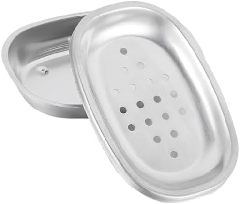 Stainless Steel Double Layer Soap Dish for Bathroom Shower