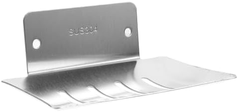 Luxshiny Creative Silver Soap Holder Wall Mount