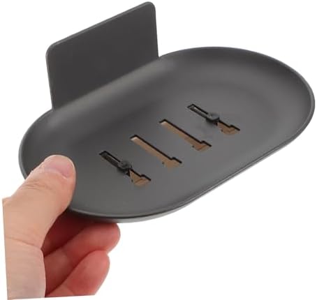 Modern Wall-Mounted Soap Dish Aluminum Self Draining for Home Hotel