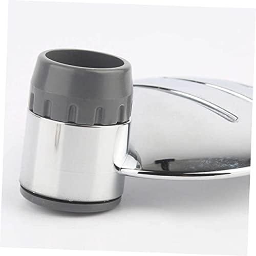 PRETYZOOM 2PCS Abs Soap Dish Rack Silver Drain Strip 25mm