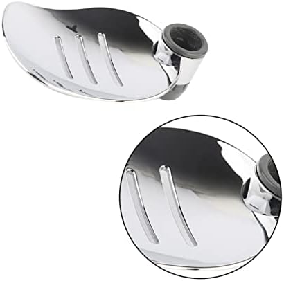 WOONEKY Bar Soap Dish Wall Mount Drain Strip Holder