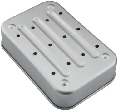 YHXiXi Aluminum Soap Dish with Lid and Drip Tray