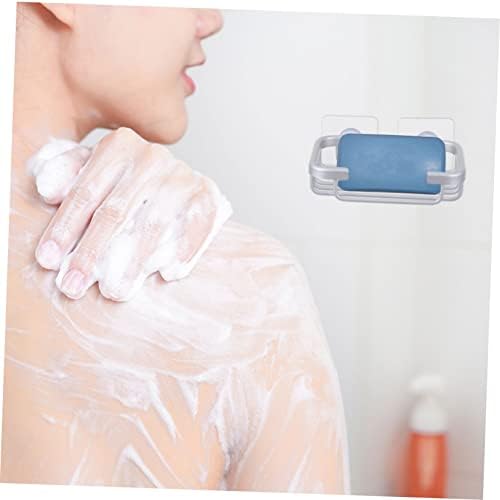 ETHZZLE No-Punch Wall Mount Soap Holder Silver