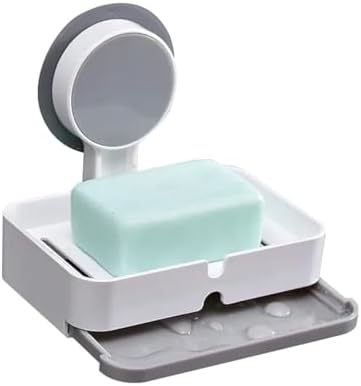 POTENTIA Adhesive Soap Holder - No Drilling Waterproof Removable