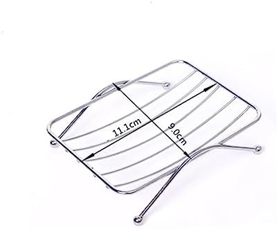 ABOOFAN Stainless Steel Square Soap Holder Wall Mount