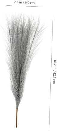 PRETYZOOM 10PCS Artificial Pampasgrass for Vase and Decor