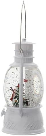 Dyncan Festive LED Christmas Lantern with Snowman Tree 1