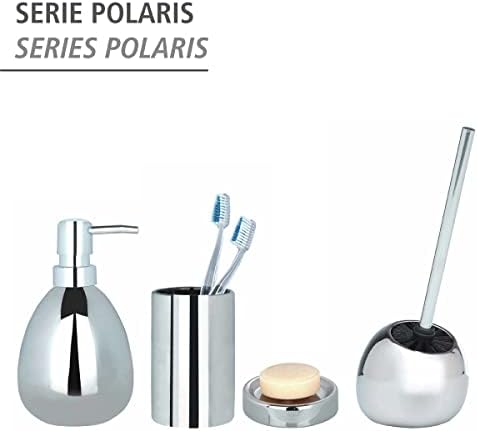 WENKO Soap Dish Polaris Chrome 43x1x43 Inch