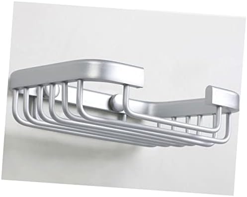 Modern Brushed Aluminum Soap Holder Organizer
