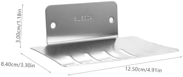 CONGARTENO Punch Wall Mount Soap Dish Silver Finish
